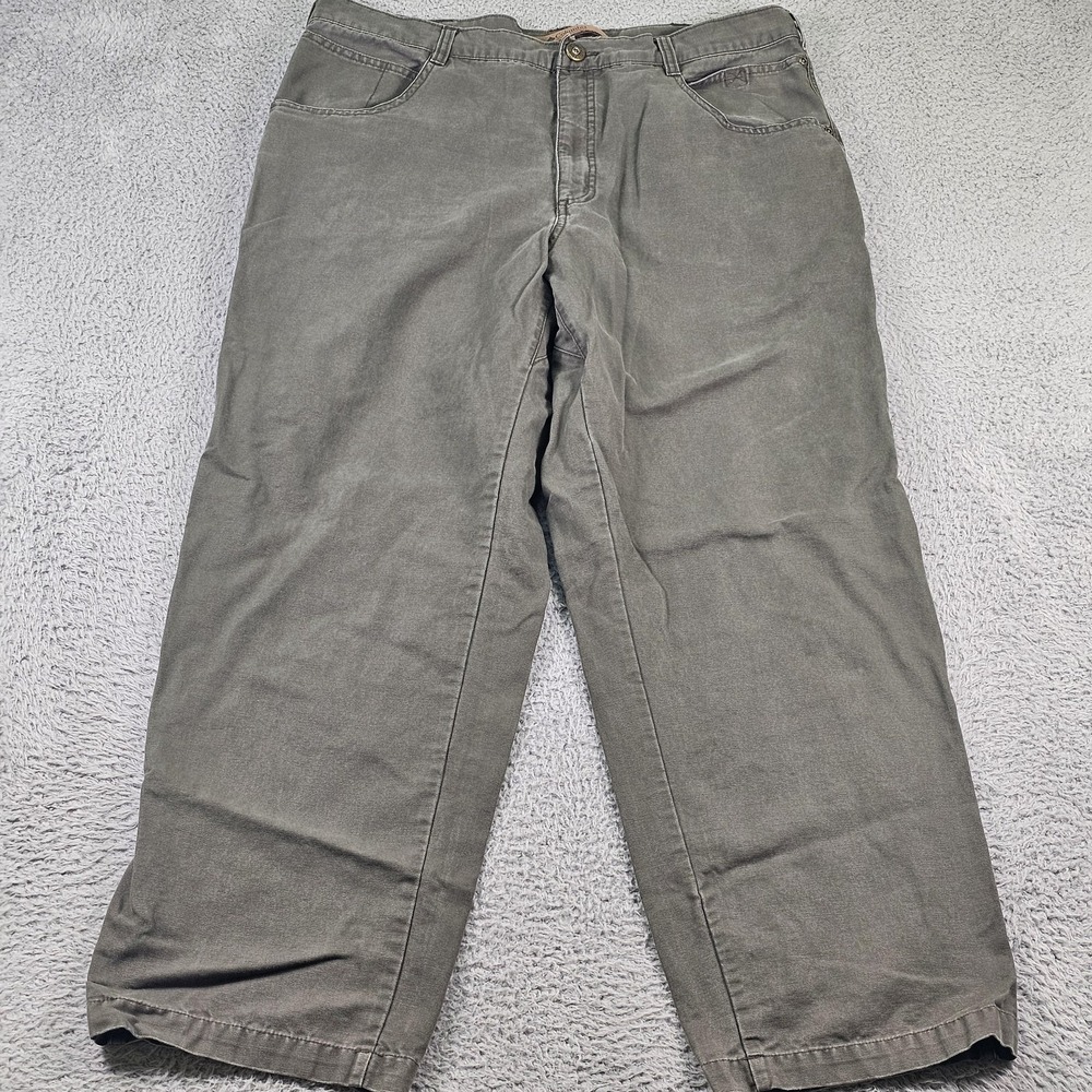 Columbia Pants Mens 38x30 Green River Lodge‎ Carpenter Canvas Workwear Utility